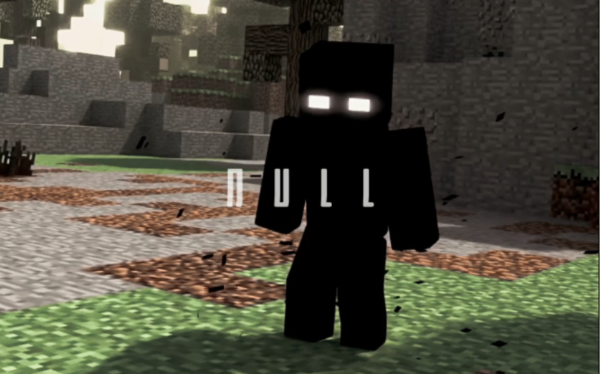 Minecraft风格的空指针角色