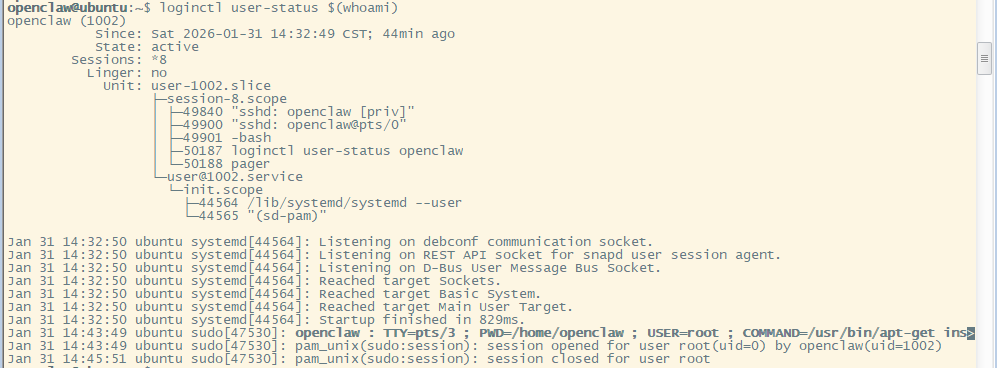 正常用户登录状态查询