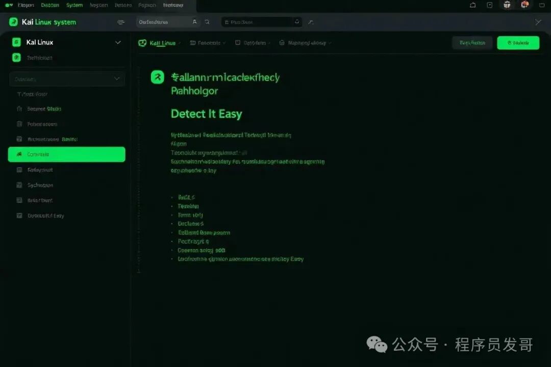 Detect It Easy在Kali Linux中的界面