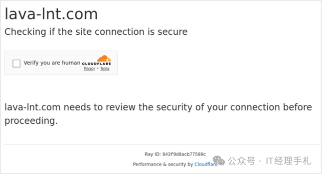 Cloudflare人机验证页面