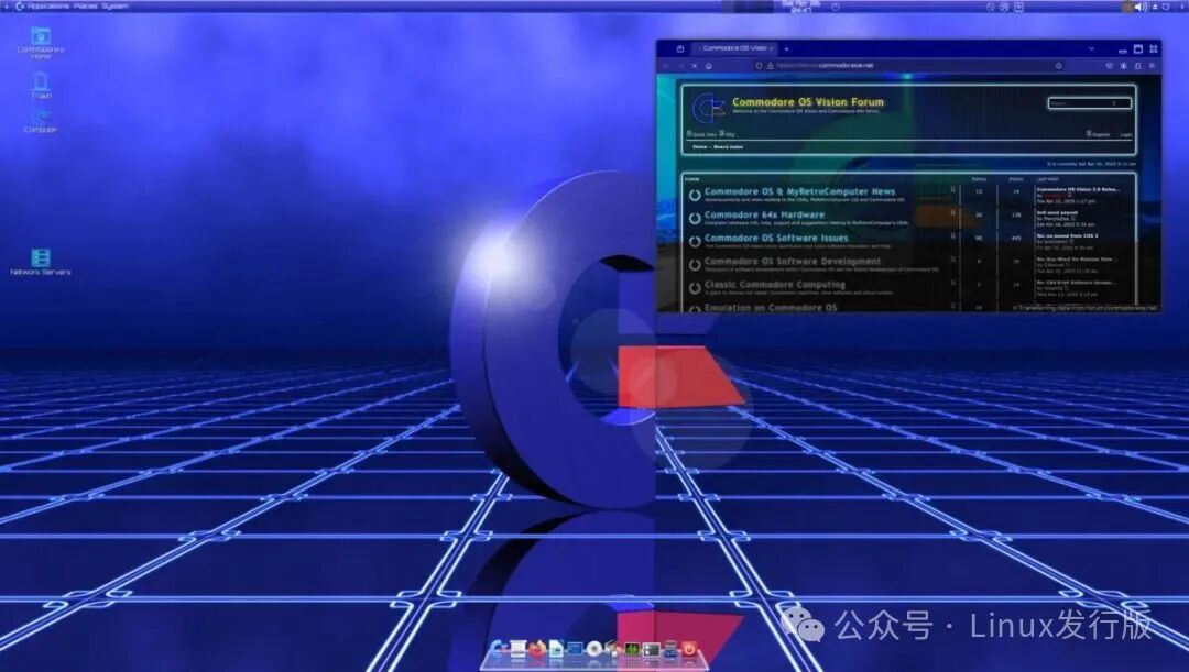 Commodore OS Vision社区论坛页面