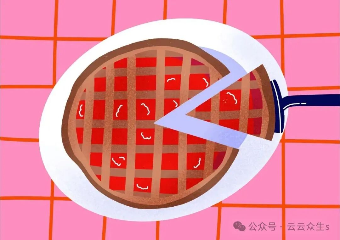 Pi-Hole示意图：一块被切开的派