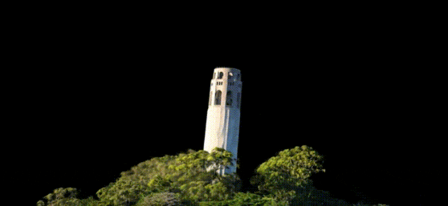 旧金山科伊特塔3D高斯泼溅渲染动图
