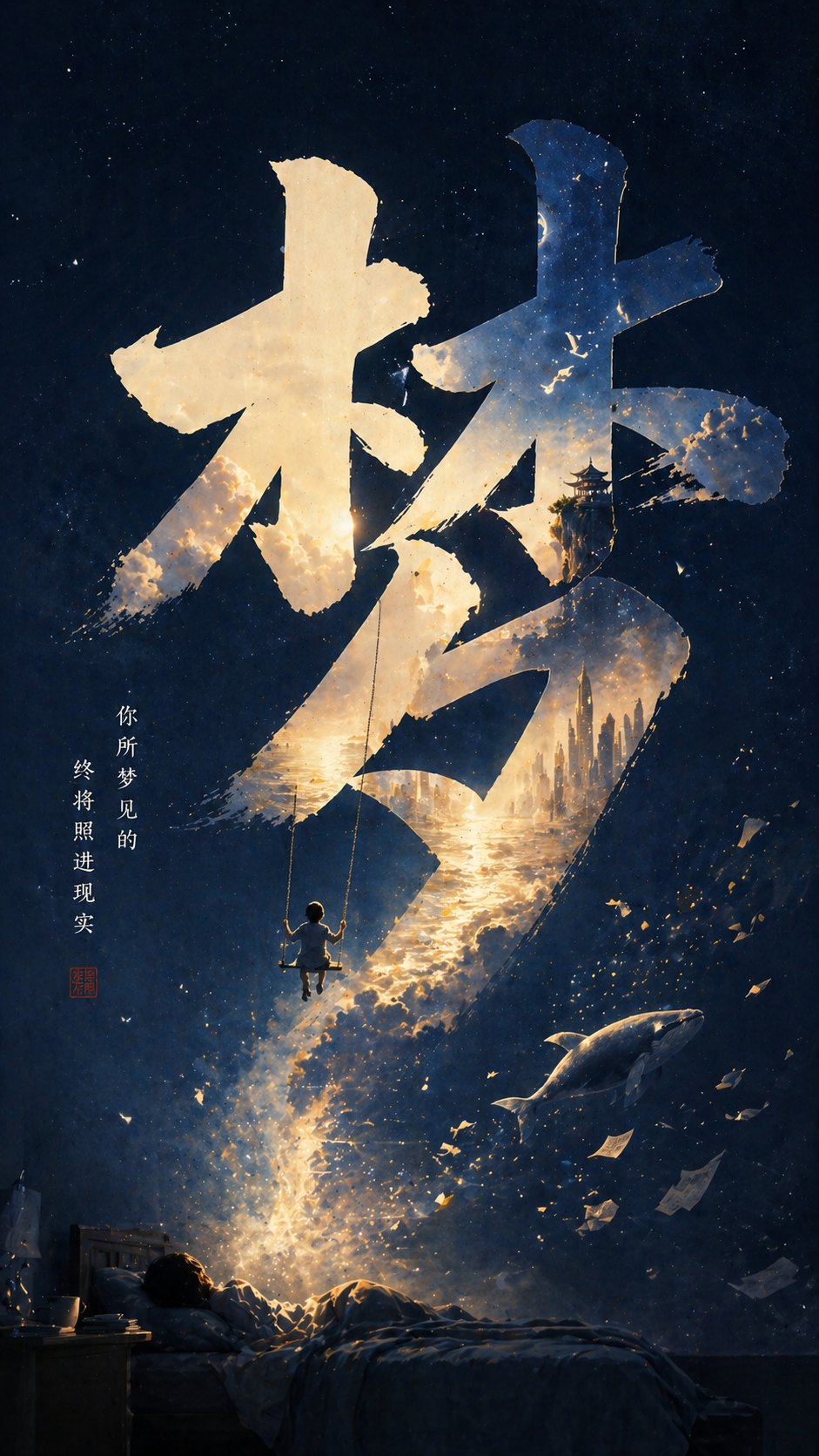 梦幻唯美意境字体