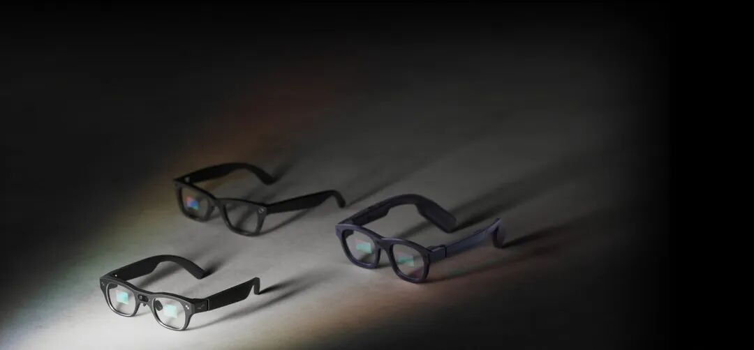 多款智能眼镜展示