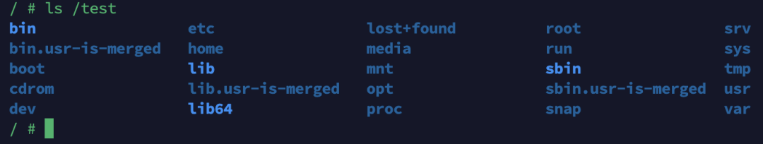 列出挂载的宿主机文件系统