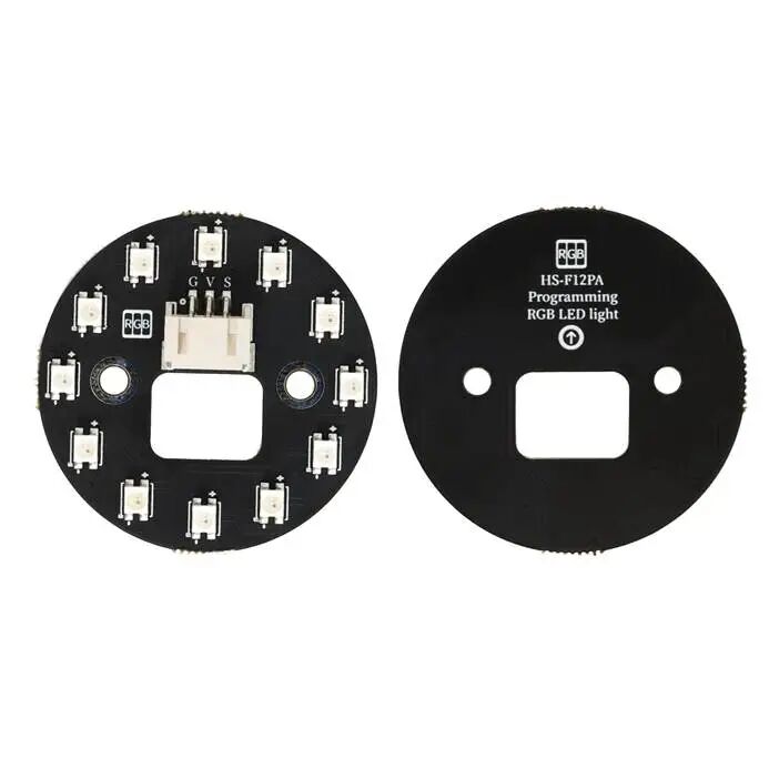 HS-F12PA RGB-LED环形灯模块正反面