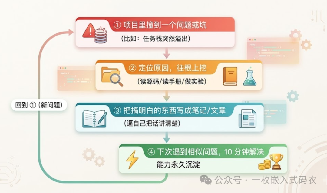 问题驱动学习闭环：从项目问题到能力沉淀