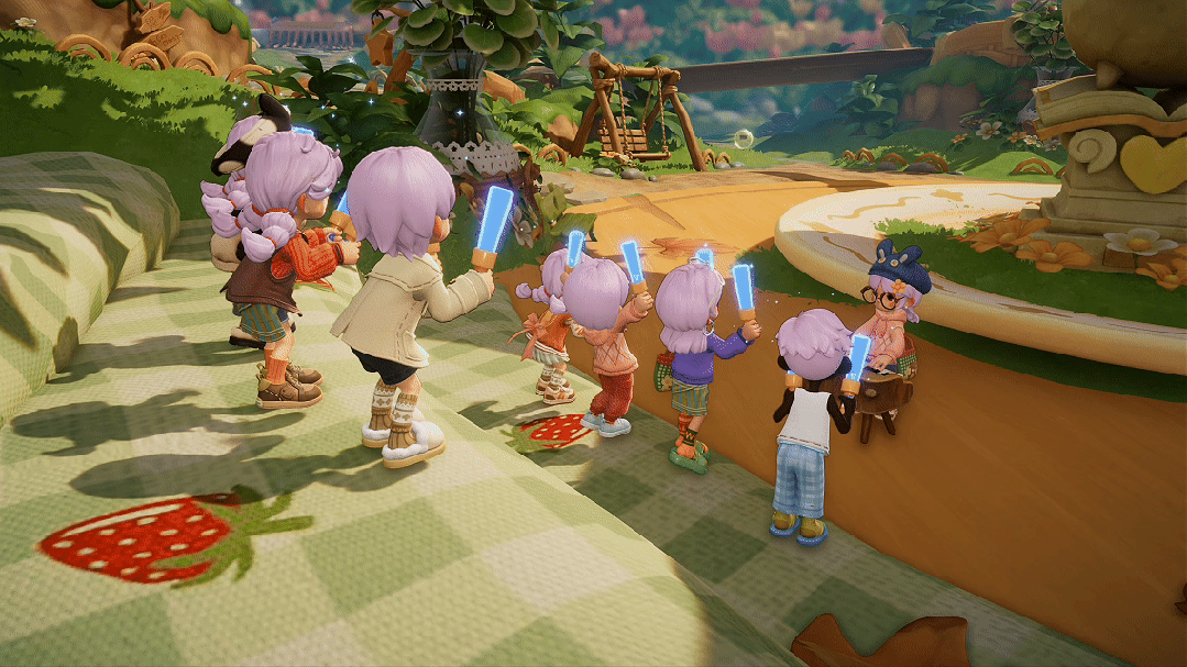 玩家聚集互动场景