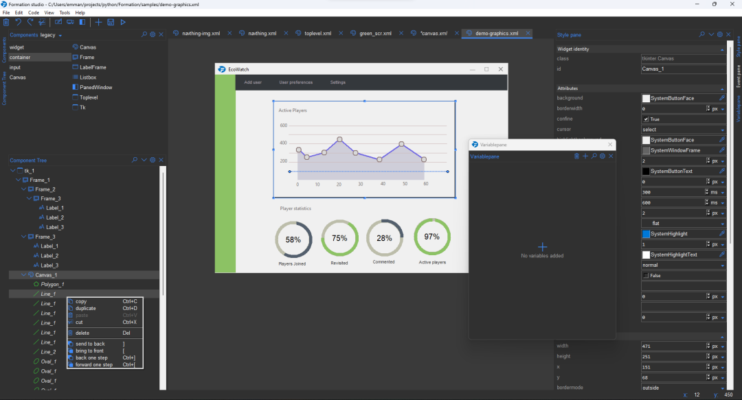 Formation Studio界面概览