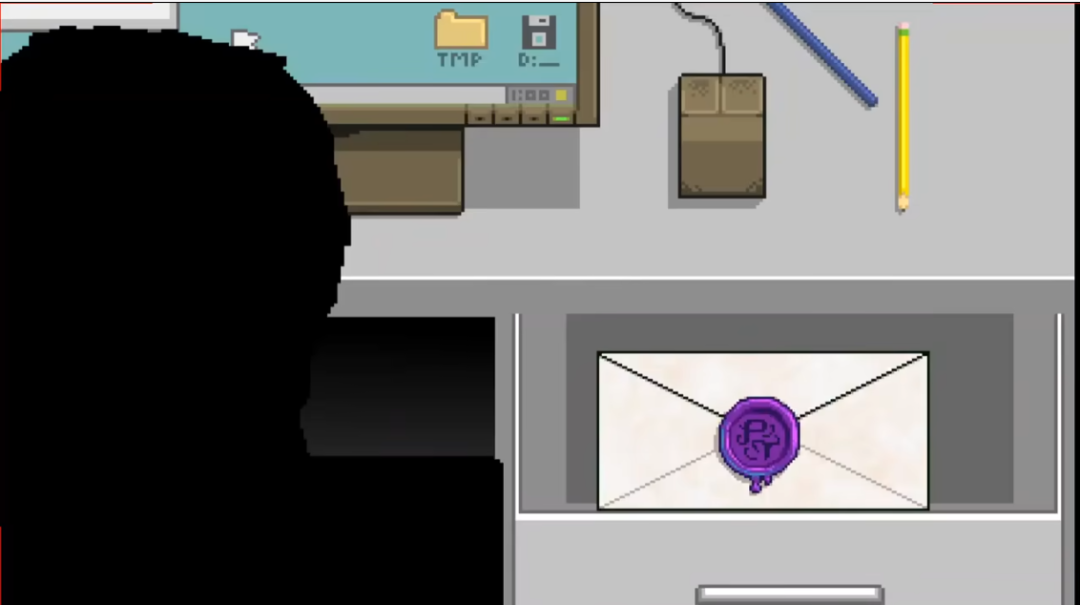 像素风格的信封