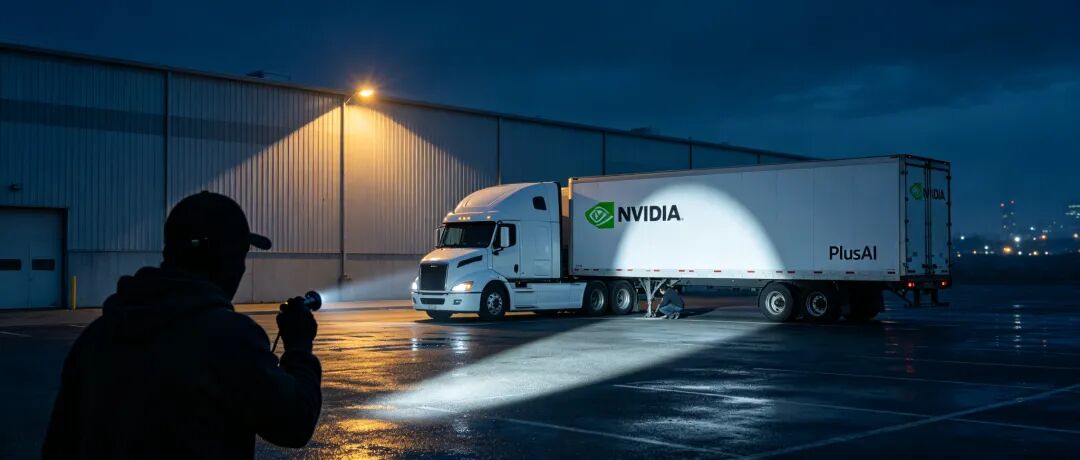 夜间被窃的NVIDIA半挂卡车