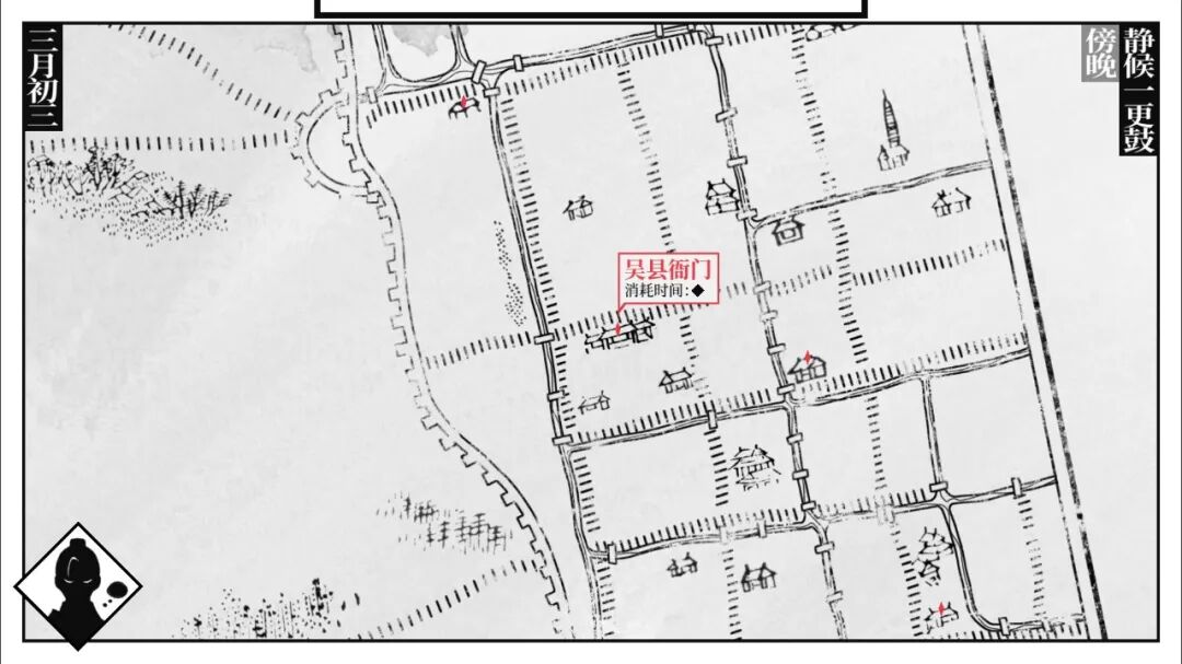 游戏地图与时间推进界面