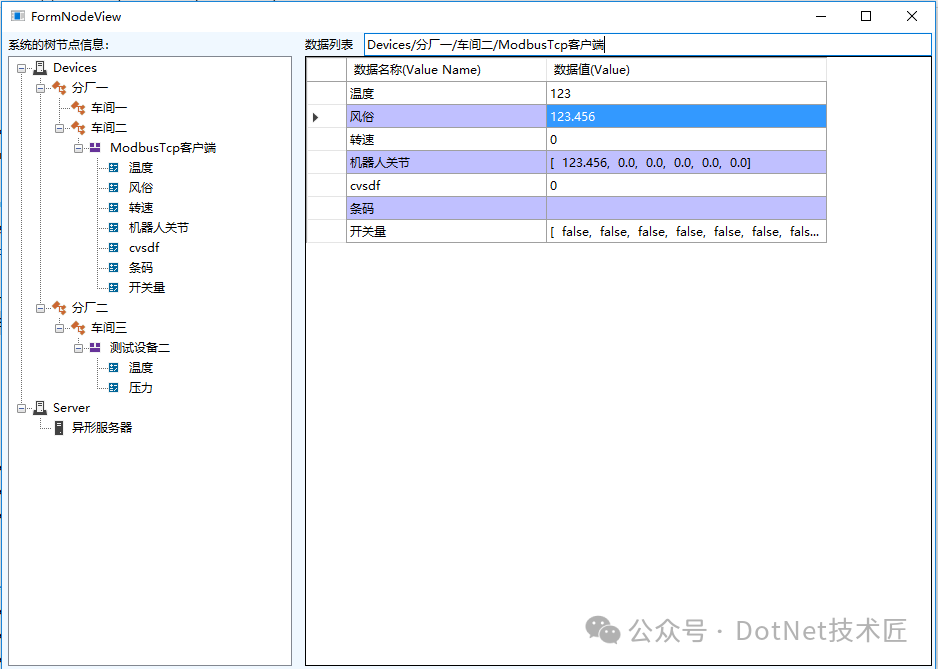 节点查看器界面