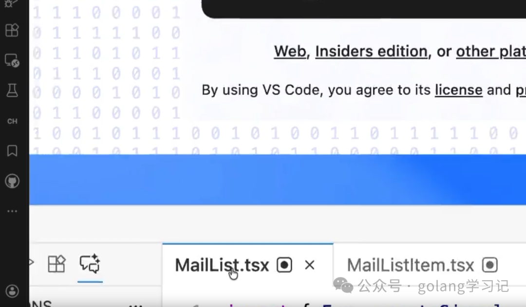 VS Code代码编辑器界面