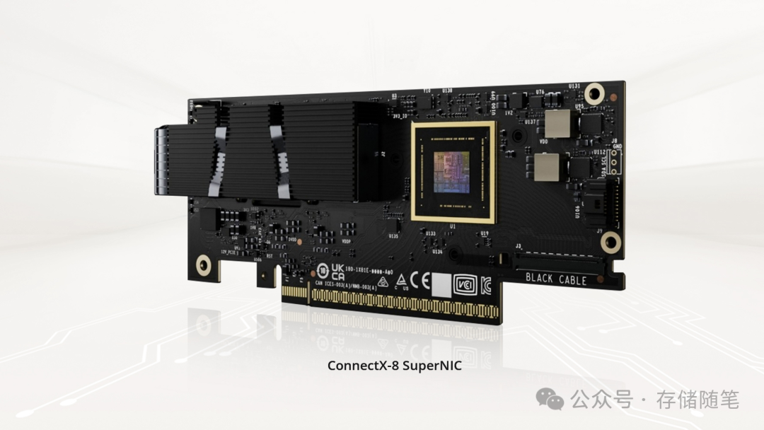 NVIDIA ConnectX-8 SuperNIC 产品图
