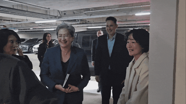 苏姿丰访问韩国相关报道配图