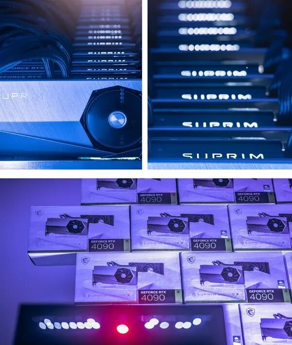 微星 RTX 4090 SUPRIM X 显卡包装与实物展示