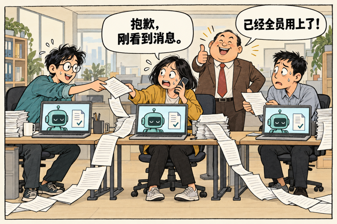 全员都用上 AI,人却成了流程中的低效接口