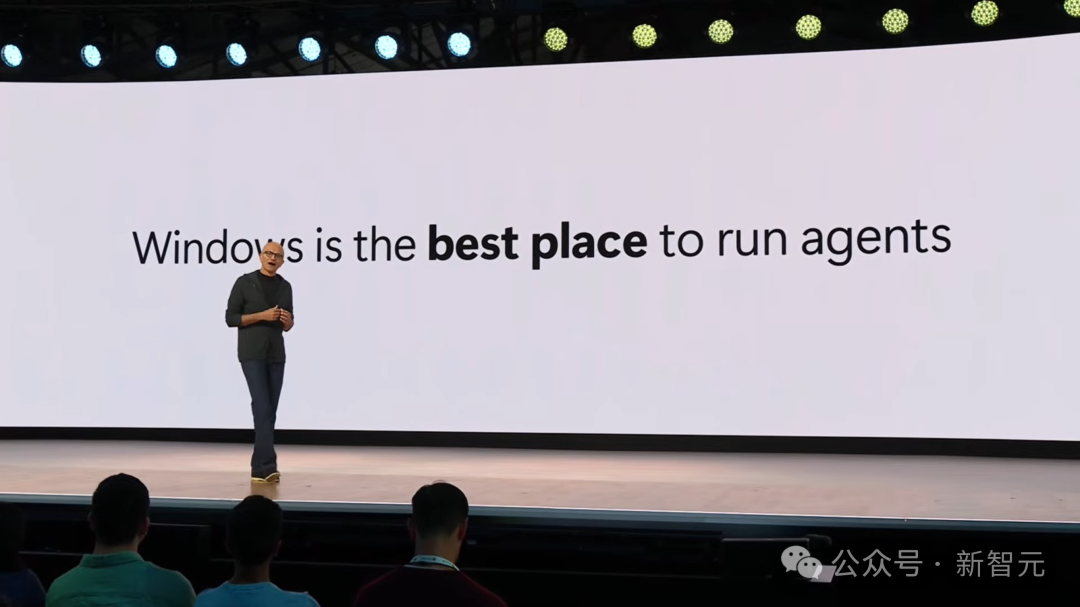 纳德拉演讲现场：Windows is the best place to run agents