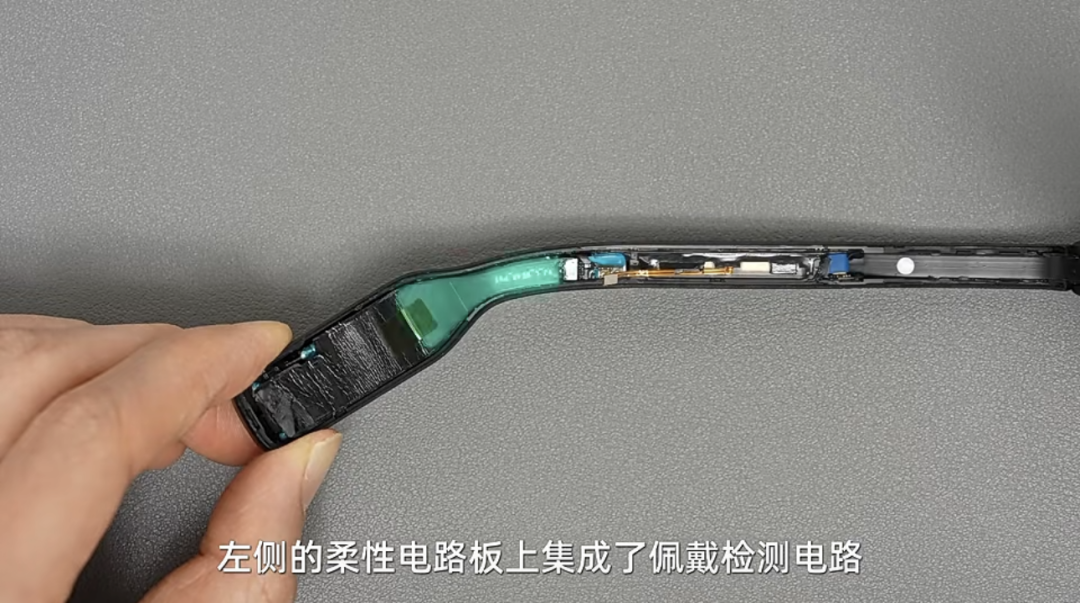 夸克AI眼镜的内部结构