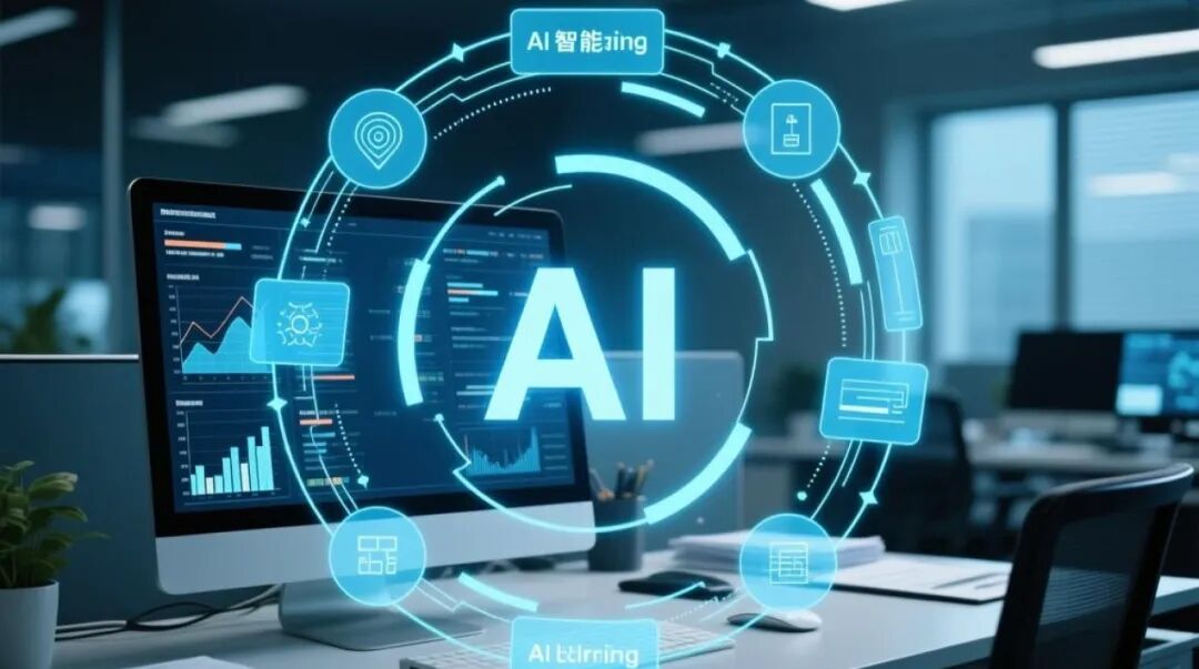 AI智能办公全息界面