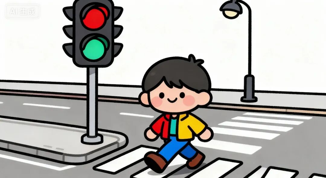 过马路决策示意图