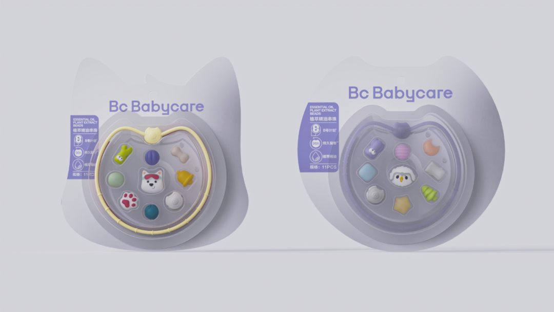 Bc Babycare植萃精油串珠牙胶产品包装