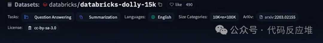 Databricks Dolly-15K数据集介绍