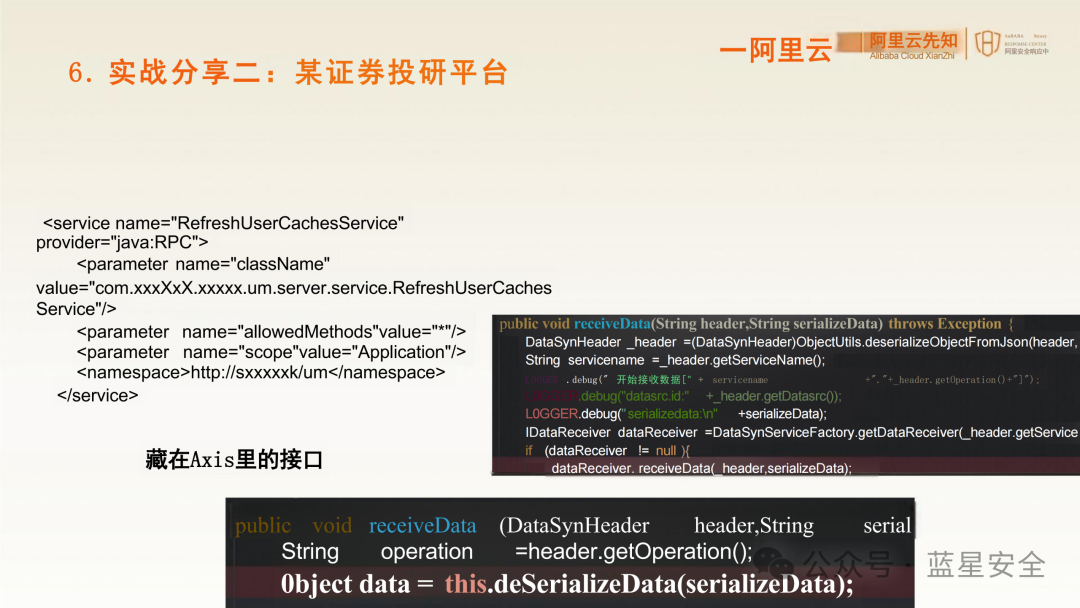 隐藏在Axis配置中的接口