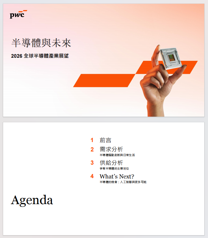 普华永道2026全球半导体产业展望议程