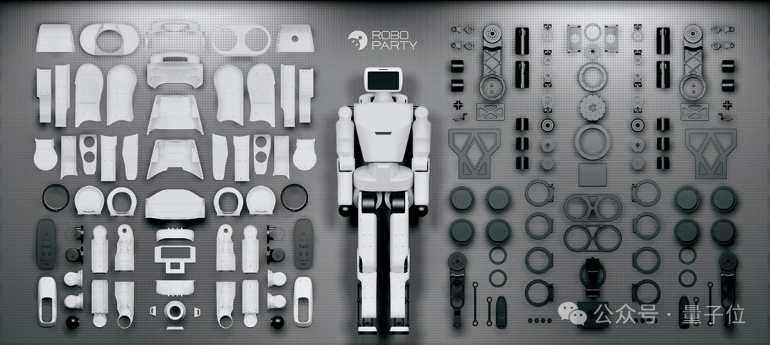 萝博头原型机及其部件分解图