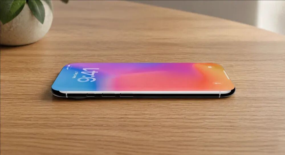 手机侧卧桌面图