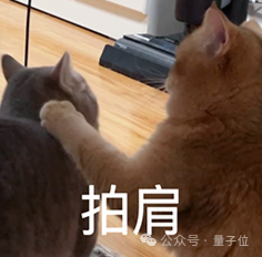 拍肩猫表情包