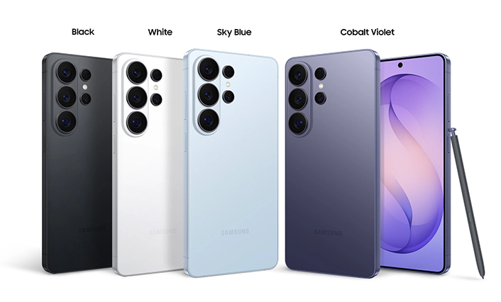 三星Galaxy S26系列手机展示