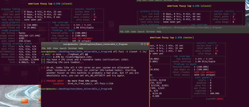 超过核心数报错