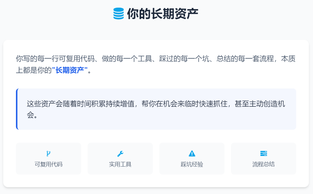“你的长期资产”主题界面截图