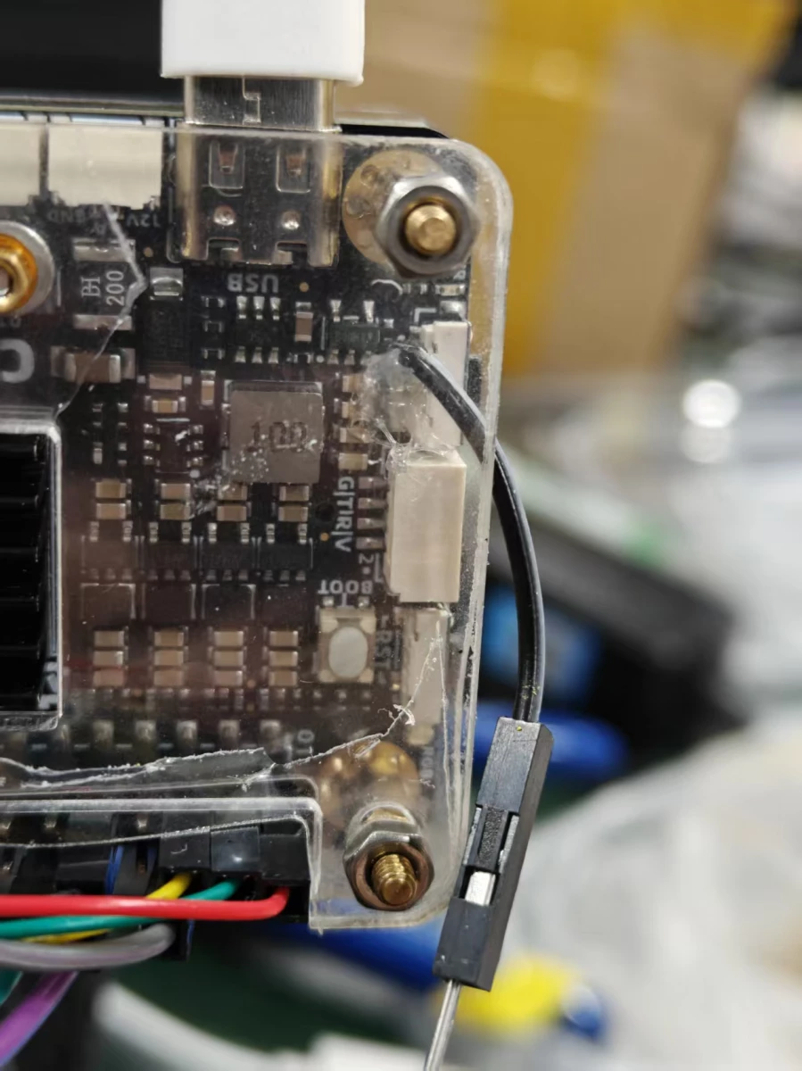 焊接完成后的开发板实物图