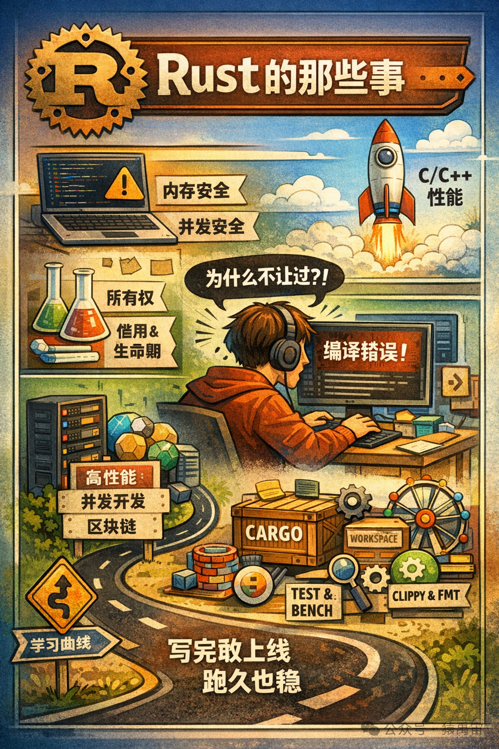 Rust语言特性示意图