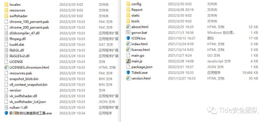 工具目录结构截图