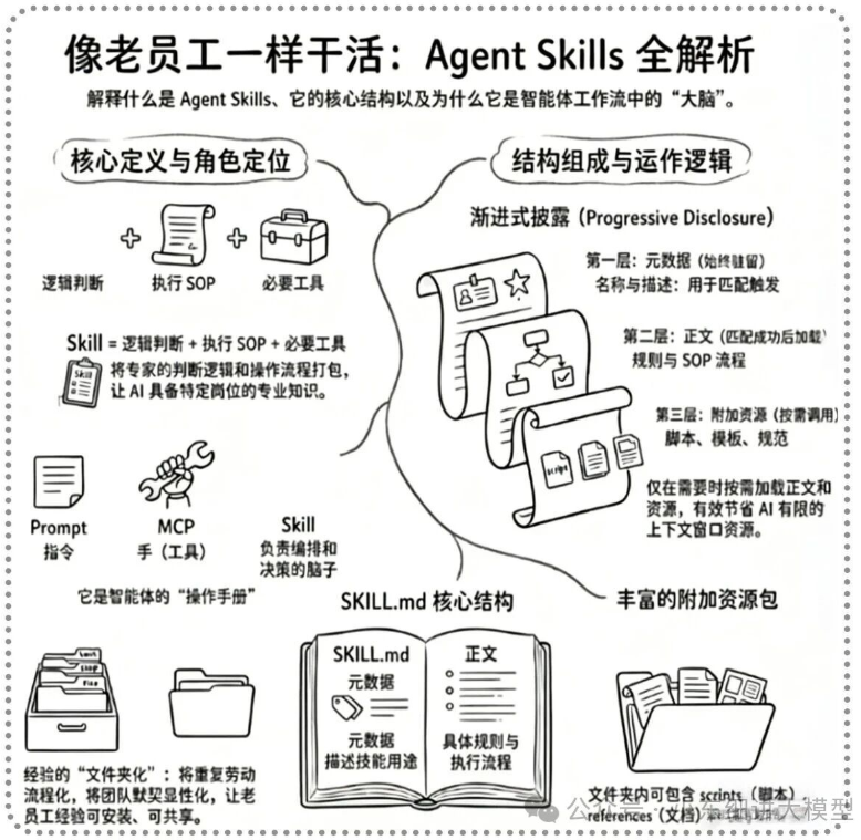 Agent Skills 全解析图