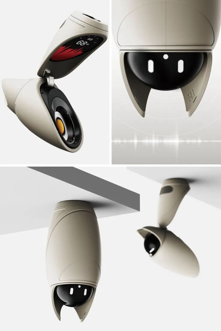 猫头鹰造型智能家居设备