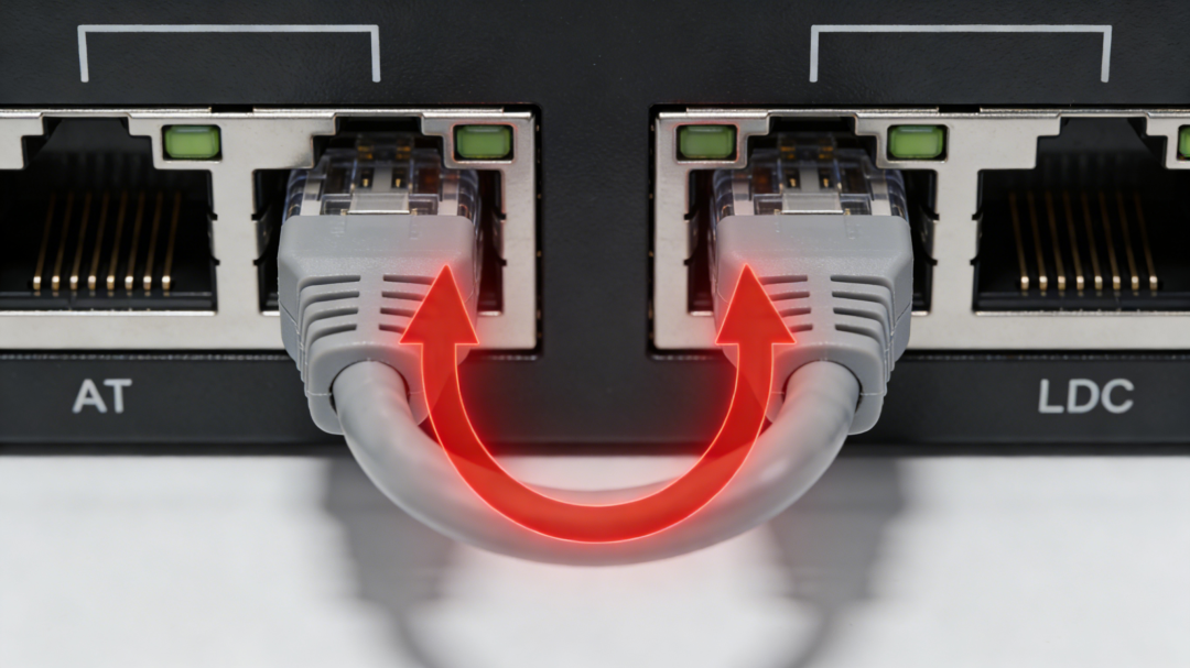 交换机端口环路连接图
