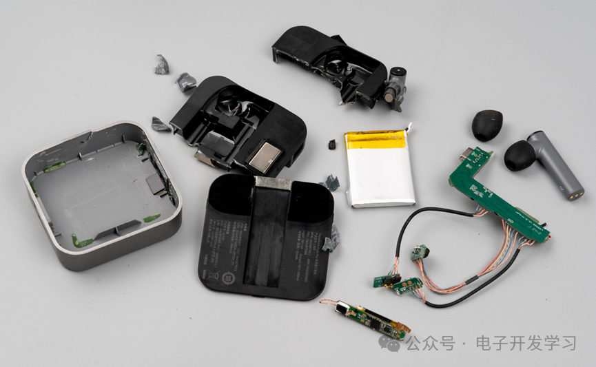 耳机拆解全部件展示