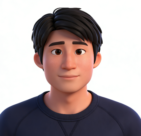 面带微笑的年轻男性角色