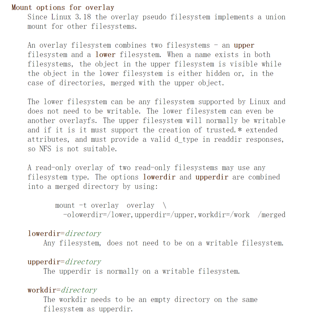 mount命令overlay挂载选项说明截图