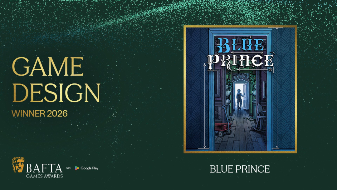 BAFTA游戏奖最佳游戏设计获奖海报：《蓝途王子》