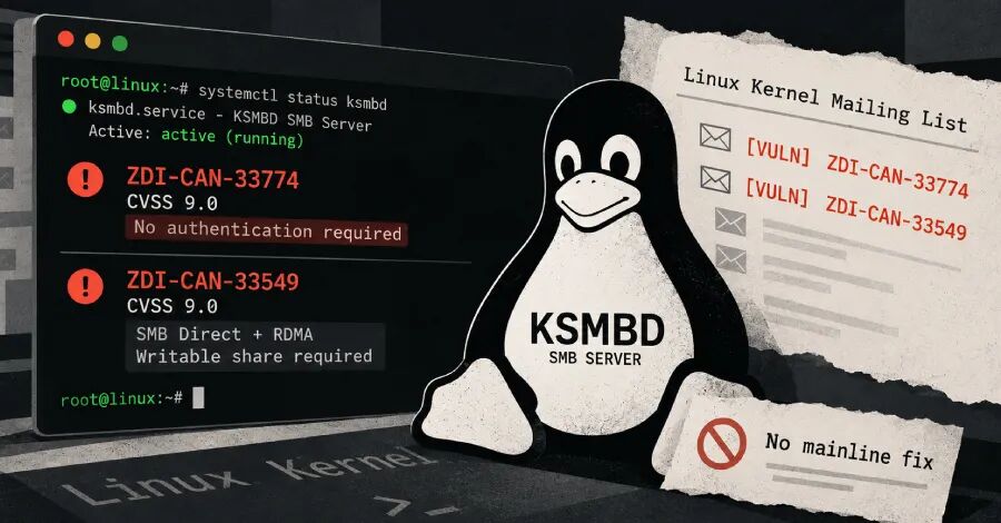 Linux KSMBD SMB Server两枚RCE漏洞演示