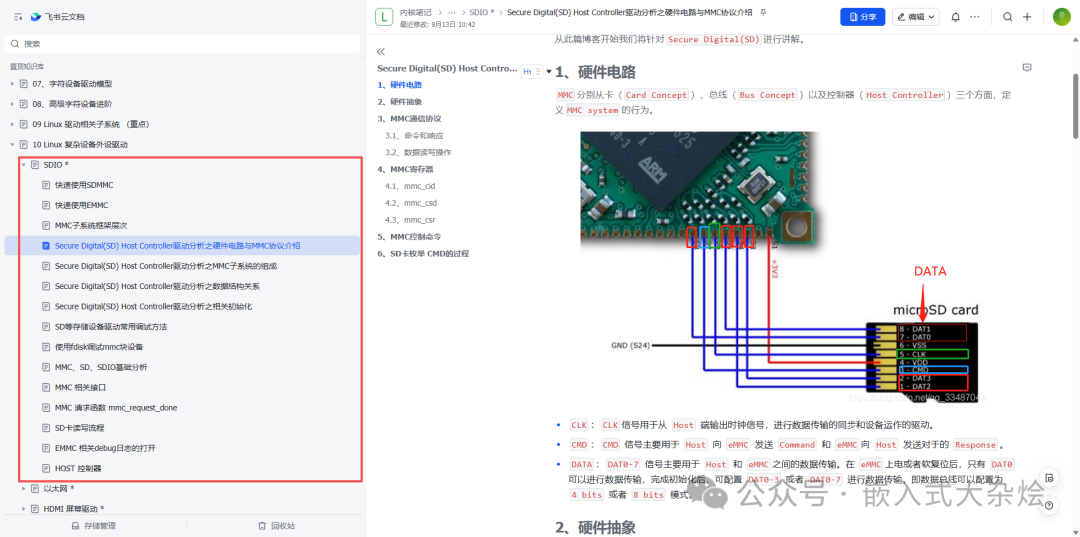 SDIO Host Controller硬件电路图与MMC协议介绍