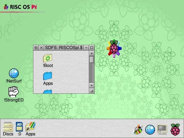 RISC OS Pi初始桌面